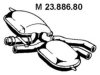 EBERSP?CHER 23.886.80 Middle Silencer
